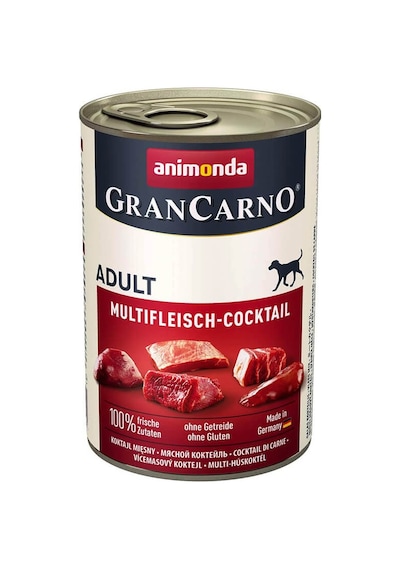 Animonda Gran Carno Karışık Etli Konserve Yetişkin Köpek Maması 400 G
