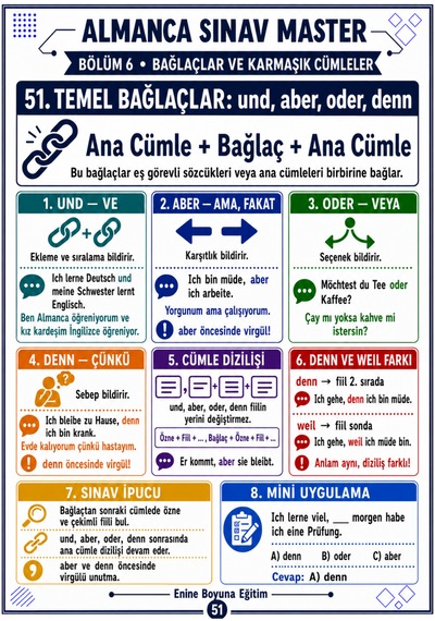 Kodlarla Almanca Sınav Master