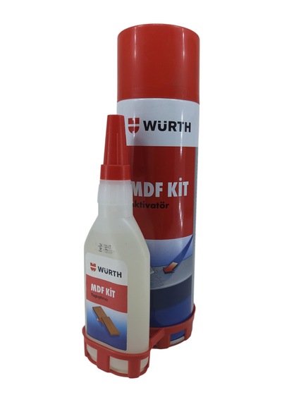 0892100444028 24 Würth Mdf Kit 2 Aktivatör Hızlı Yapıştırıcı 100 -500 Ml