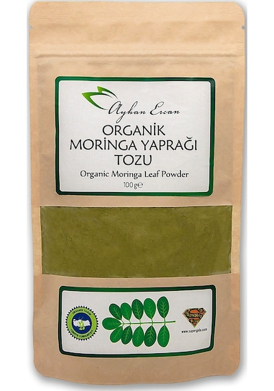 Ayhan Ercan Organik  Moringa Yaprağı Tozu 100 G
