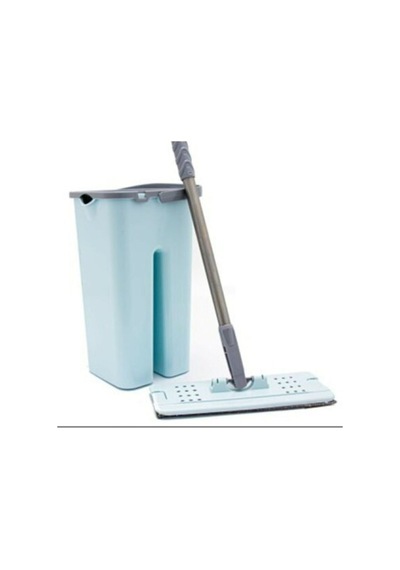 Tablet Mop Pratik Temizlik Seti Mavi + 4 Yedek Bez