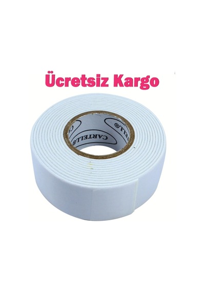 Çift Taraflı Yapıştırma Köpük Bantı 25 MM X 2mt Montaj Bandı 1 Adet