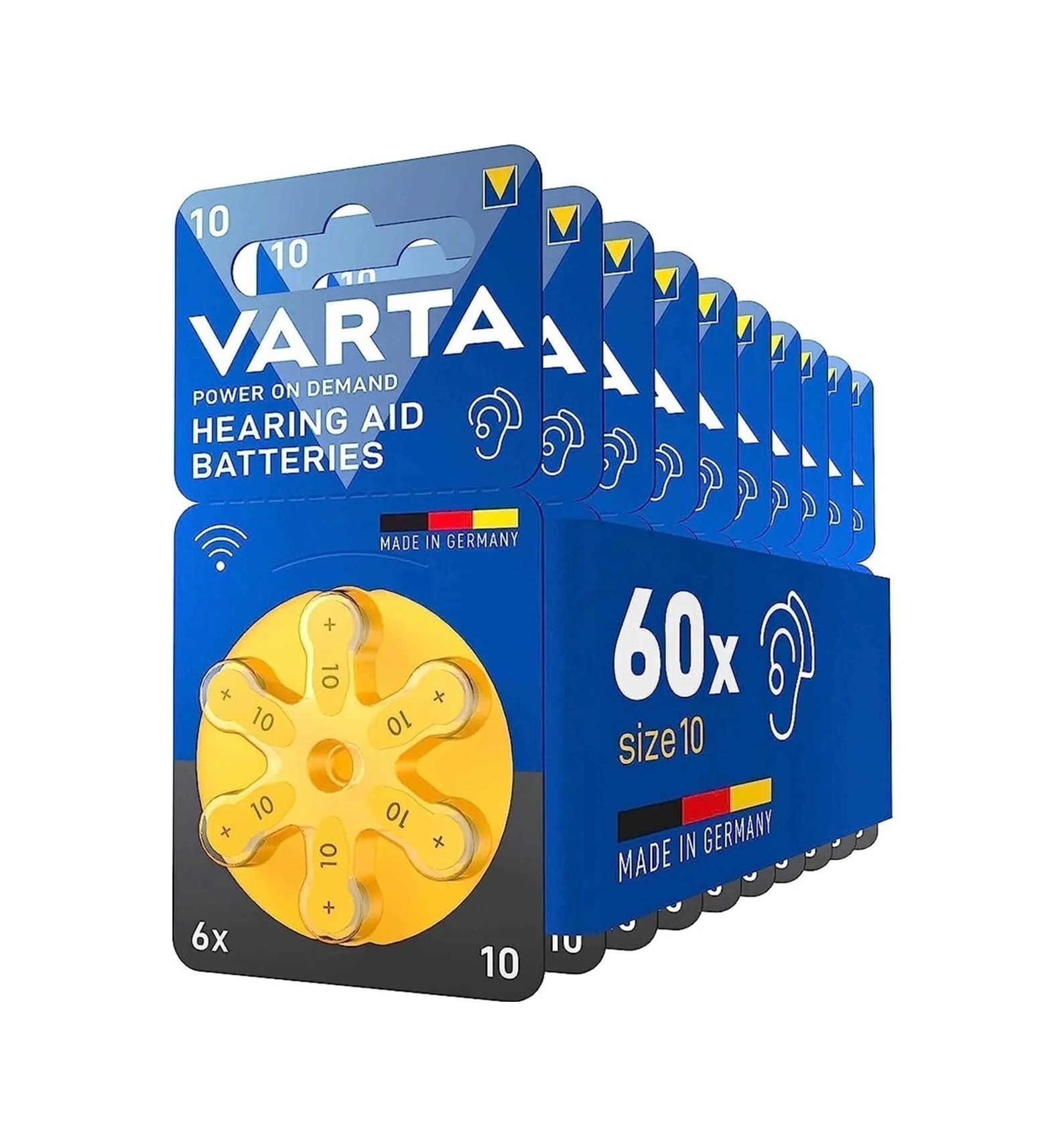 10 Numara Işitme Cihazı Pili 60 Adet - 10 Paket