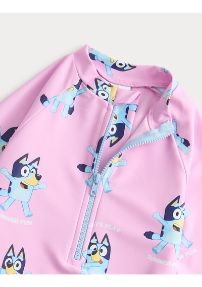 Marks & Spencer Bluey Desenli Mayo T77007001F Pembe
