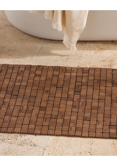 English Home Bamboo Bambu Duş Kaydırmazı Kahve Kahve