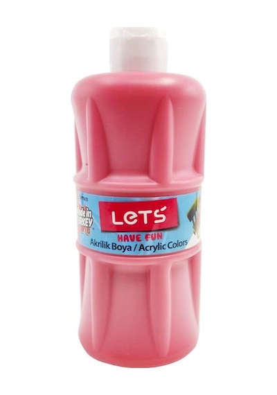 Lets Akrilik Boya Kırmızı 500 Ml