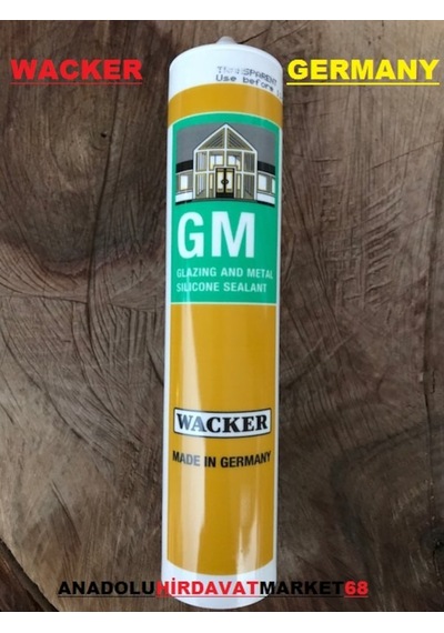 Wacker Nötr Şeffaf Silikon Güçlü Yapıştırıcı Cam Metal Yapıştırır Şeffaf