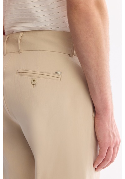Avva Erkek Bej Yüksel Bel Pamuk Karışımlı Nefes Alan Carrot Fit Pantolon A61y3062