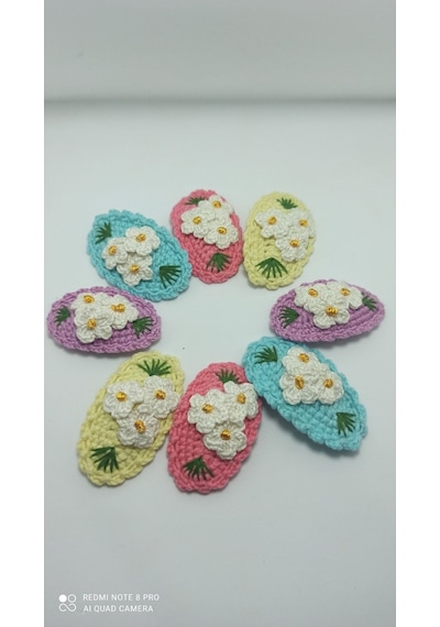 10 Adet Toptan Handmade Karışık Renkli Tasarım Hediyelik Amigurum Çok Renkli