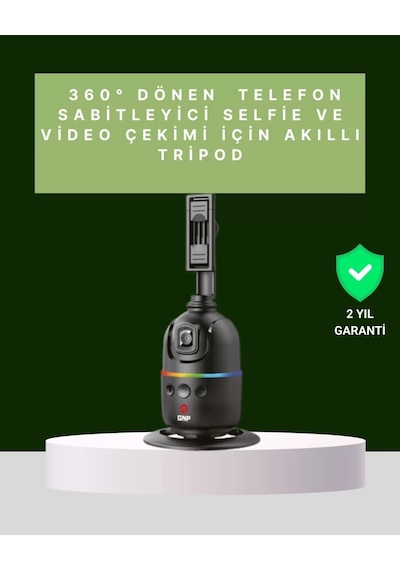 Home Yüz Takipli 360 Akıllı Gimbal Telefon Ve Aksiyon Kamera Uyumlu