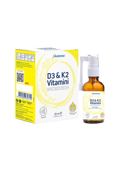 Avicenna D3 K2 Vitamini Sprey 20ml