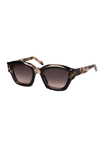 Original Vintage Sunglasses Naples Baroque Nq 02 Dark Pink 51 Kadın Güneş Gözlüğü