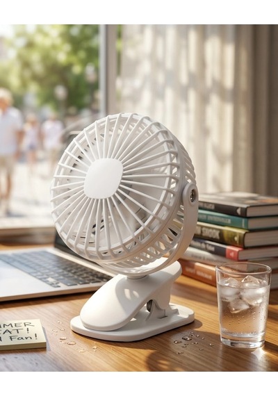 Bay Şarjda Ve Fişte Çalışabilen Portatif Mini Fan Najmaddin