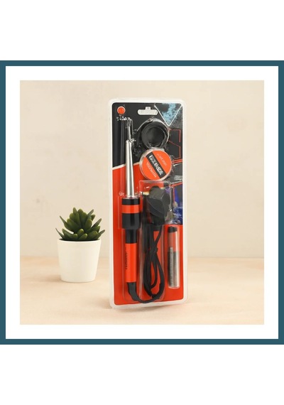 Bezos 60w Kalem Havya Lehim Seti Mini Stand, Lehim Pastası, Lehim Teli Ob