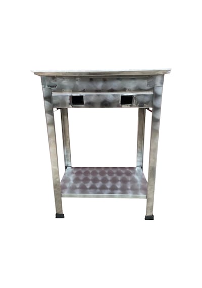 Paslanmaz Kömürlü Mangal Havalandırmalı 35 X 60 Cm Köfteci
