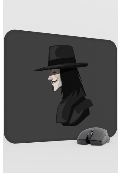 V For Vendetta V5 48x40 Xl Gaming Kauçuk Kaymaz Taban Mouse Pad Fare Altlığı