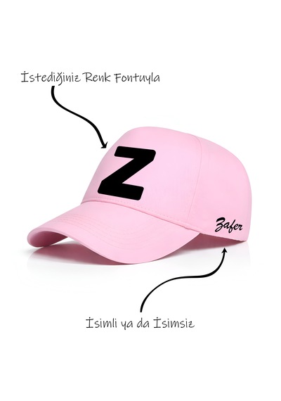 Ogc Z Harfi Unisex Şapka Pembe