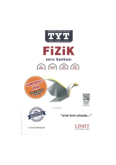 Limit Tyt Fizik Soru Bankası N11.181