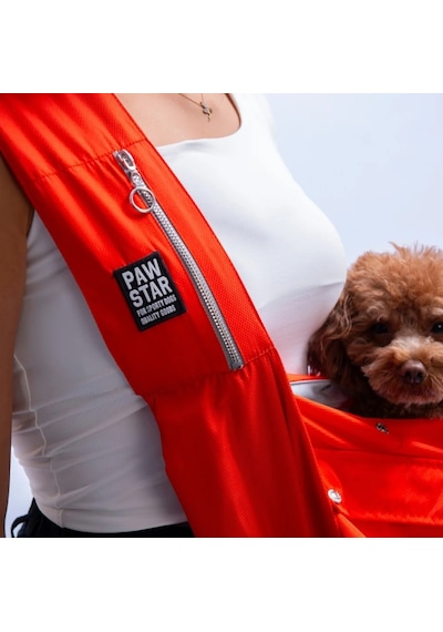 Pawstar 26061 Turuncu Crossbody Kedi Köpek Taşıma Çantası-21645