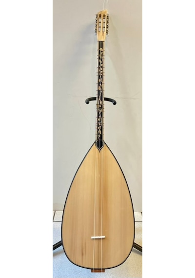 Gitar Burgulu Jak Girişli Kısa Sap Dut Bağlama