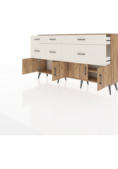 Arges Konsol Tek Raflı 6 Çekmeceli 4 Kapaklı 176x30x99 Çam-çam/aytaşı Atlas Çam/aytası - Atlas Çam Arges Konsol Tek Raflı 6 Çekmeceli 4 Kapaklı 176x30x99 Çam-çam/aytaşı Atlas Çam/aytası - Atlas Çam