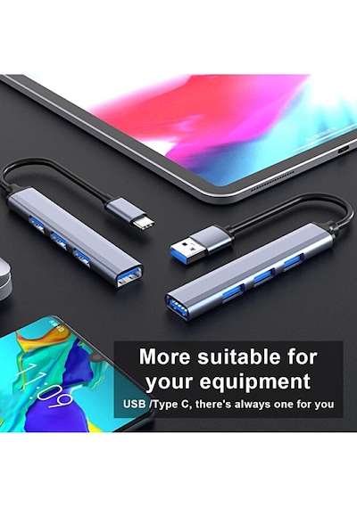 Usb 3.0 High Speed To 4 Port Usb 3.0 Çoklayıcı Hub Çevirici Adapt