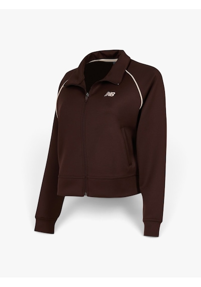 New Balance Nb Lıfestyle Women Full Zıp Kadın Kırmızı Sweatshirt - Wnj3626