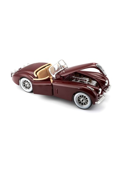 Burago 1/24 Ölçek 1951 Jaguar Xk 120 Roadster Klasik Model Araba Kahve