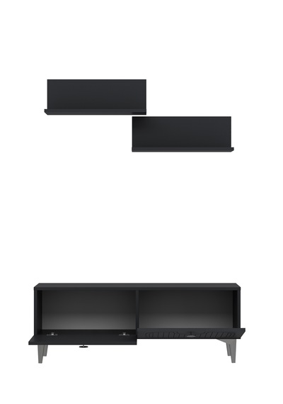 120dhdtür3ba 120 Cm Hera Lazer Desenli Raflı Tv Sehpası,ünitesi Antrasit - Gümüş 120dhdtür3ba 120 Cm Hera Lazer Desenli Raflı Tv Sehpası,ünitesi Antrasit - Gümüş