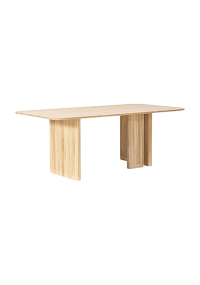 Nomada Ahşap Yemek Masası 95x180 Naturel