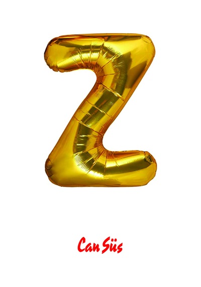 Harf Folyo Balon Gold 100cm 40 Inç Z