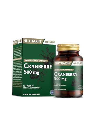 Nutraxin Herbal Cranberry 500 Mg 60 Tablet