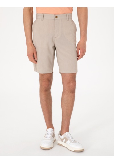Pierre Cardin Erkek Vizon Şort / Bermuda 50309644-vr052 Vizon