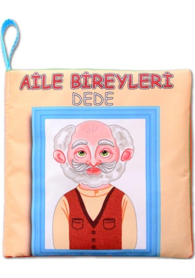 Tox Aile Bireyleri Sessiz Kumaş Kitap T109 - Bez Kitap , Eğitici Oyuncak , Yumuşak Ve Hışırtılı