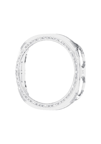 Samsung Galaxy Watch 8 40mm İle Uyumlu Zarif Kristal Taşlı Kasa Koruyucu Kılıf