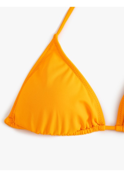 Koton Üçgen İpli Bikini Üstü Basic Turuncu 4sak10202mm Turuncu