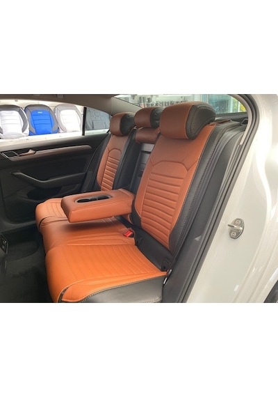 Volkswagen Passat B8 2020 Araca Özel Deri Oto Koltuk Kılıfı (440482669)