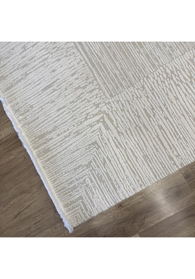 Hoom Rugs Sembol 2906 Krem Akrilik Dayanıklı Makine Halısı