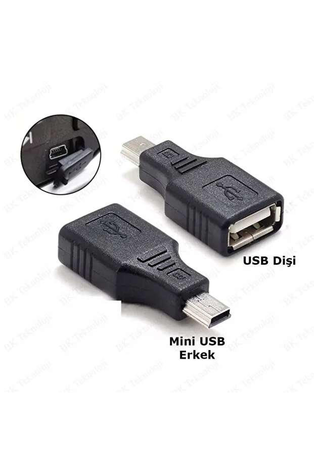 Usb Mini 5 Pin Aparat Usb Erkek Usb Dişi Aparat Oto Teyp Flash Bellek Mini Usb V3 Otg Dönüştürücü Aparat Mini 5pin