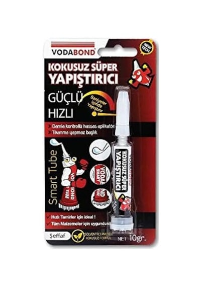 53.05.005 Hızlı Yapıştırıcı, 10g, Kokusuz, Şeffaf