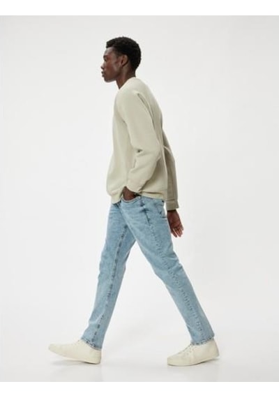 Koton Trousers-açık İndigo Açık İndigo