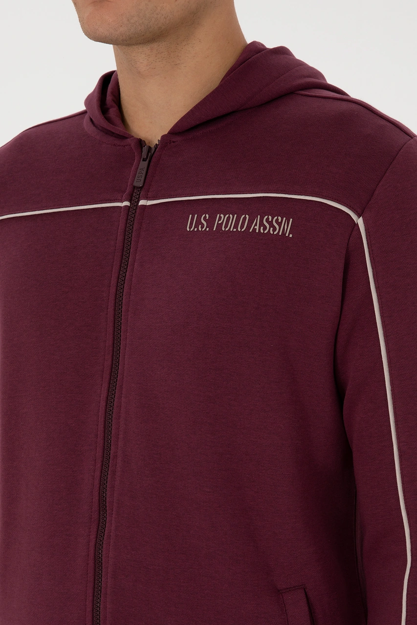 U.s. Polo Assn. Erkek Plum Hırka Örme 50315746-vr177 New Plum