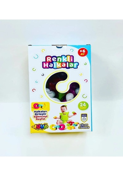 Renkli Halkalar Zeka Oyunu Çocuk Oyunu