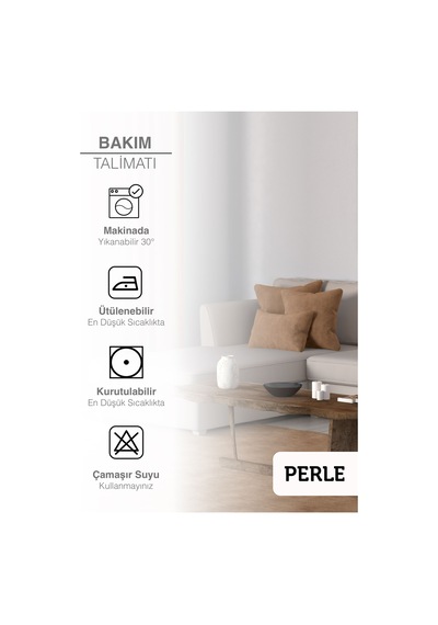 Br Perle Home Daily Series Kahverengi Kırlent Yastık Kılıfı Kahverengi