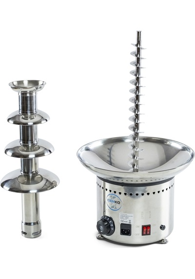 Cemko Çikolata Şelalesi Makinesi 4 Katlı 5 Kg Çikolata Kapasiteli