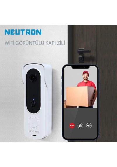 Neutron Ntl-sb-02mp Wifi Görüntülü Kapı Zili