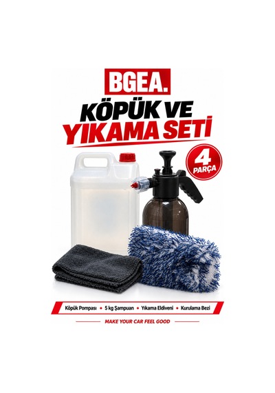 Bgea Premium Köpük Ve Yıkama Seti 3