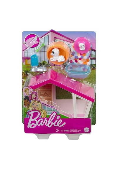 Barbie Ev Dekorasyonu Oyun Setleri Köpek Kulübesi Grg78