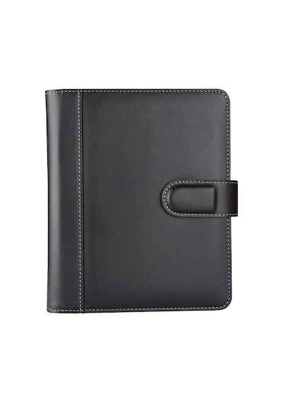 Organizer Ajanda Tarihsiz Çizgili 4 Halkalı 19.5x23 CM - Siyah