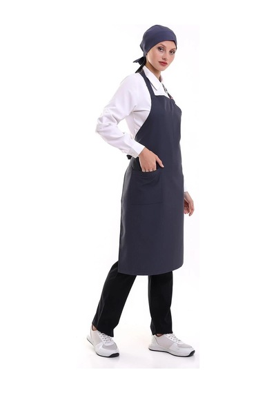 Askılı Önlük Cepli - 51 Füme
